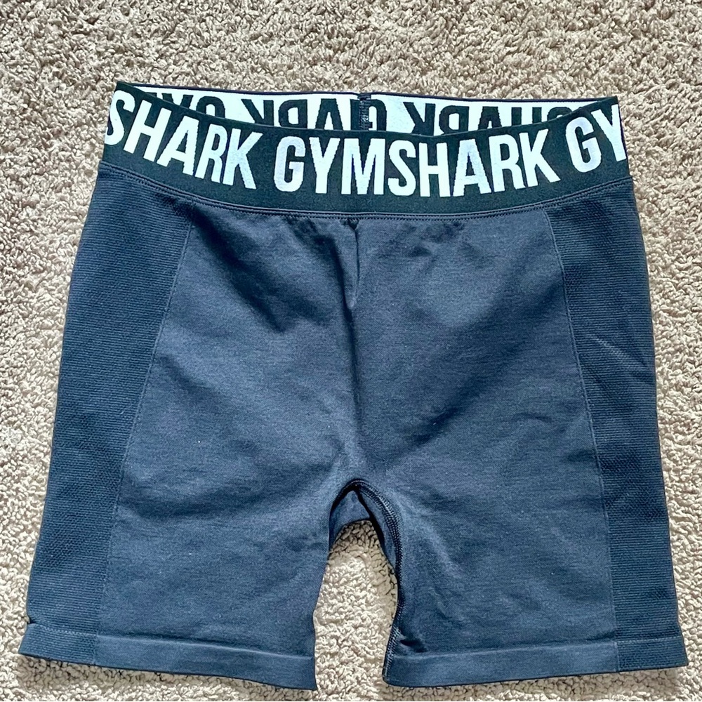 Gymshark Fit Shorts Booty Mini Bike Workout Gym Black Compression Bootie Medium